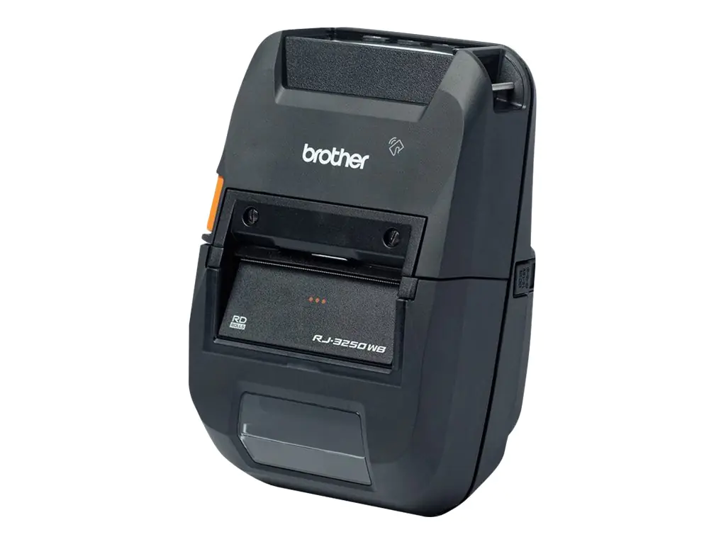 Brother RuggedJet RJ-3250WBL - Etikettendrucker - Thermodirekt - Rolle (7,2 cm) - 203 dpi - bis zu 127 mm/Sek. - USB-C, NFC, Bluetooth 5.0, Wi-Fi(n)