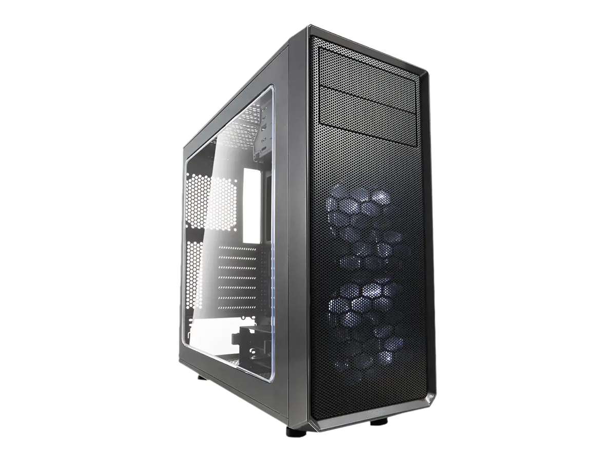 Fractal Design Focus G - Tower - ATX - ohne Netzteil (ATX) - gunmetal-grau - USB/Audio