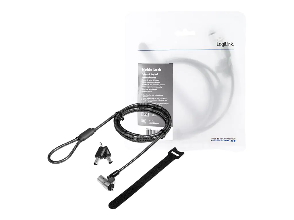 LogiLink Noble Lock - Sicherheitskabelschloss NBS012