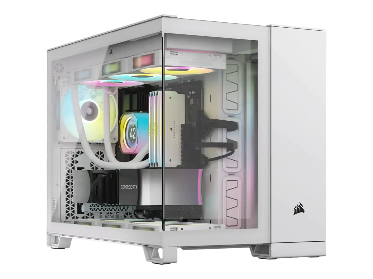 Corsair 2500X - Mid tower - micro ATX - Seitenteil mit Fenster (gehärtetes Glas) CC-9011266-WW