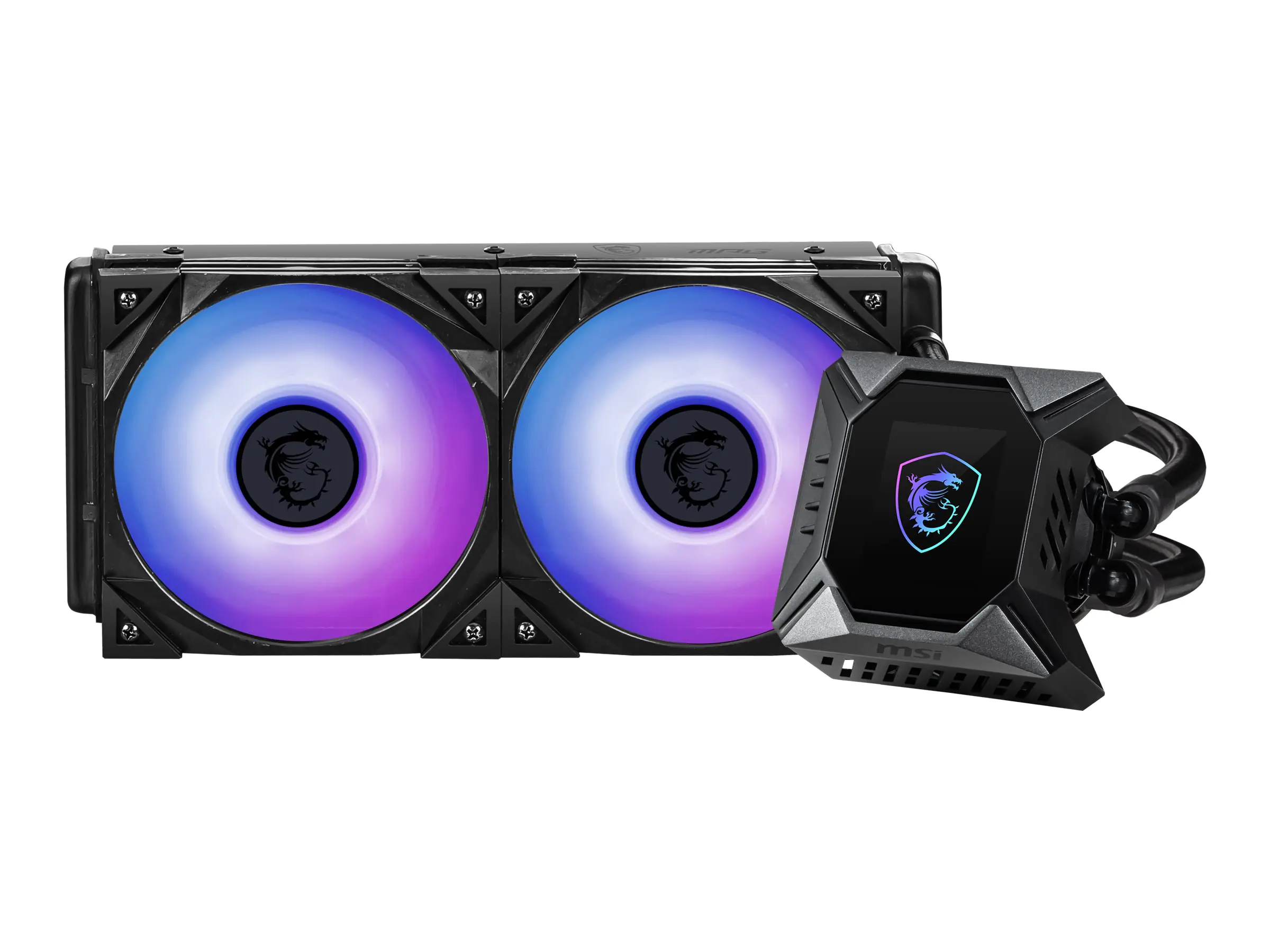 MSI MPG CORELIQUID K240 V2 - Prozessor-Flüssigkeitskühlsystem - Kühlergröße: 240 mm - (für: LGA1156, AM2, AM2+, LGA1366, AM3, LGA1155, AM3+, LGA2011, FM1, FM2, LGA1150, FM2+, LGA2011-3, LGA1151, AM4, LGA2066, LGA1200, LGA1700) - 120 mm