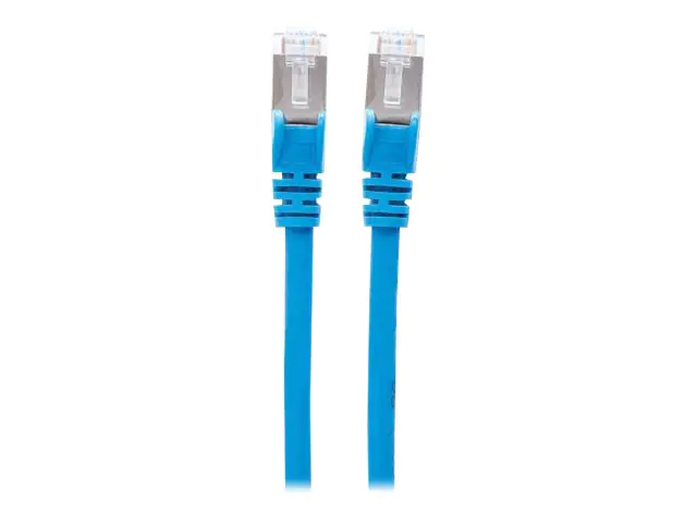 Intellinet Network Patch Cable, Cat7 Cable/Cat6A Plugs, 7.5m, Blue, Copper, S/FTP, LSOH / LSZH, PVC, RJ45, Gold Plated Contacts, Snagless, Booted, Lifetime Warranty, Polybag - Patch-Kabel - RJ-45 (M) 741033
