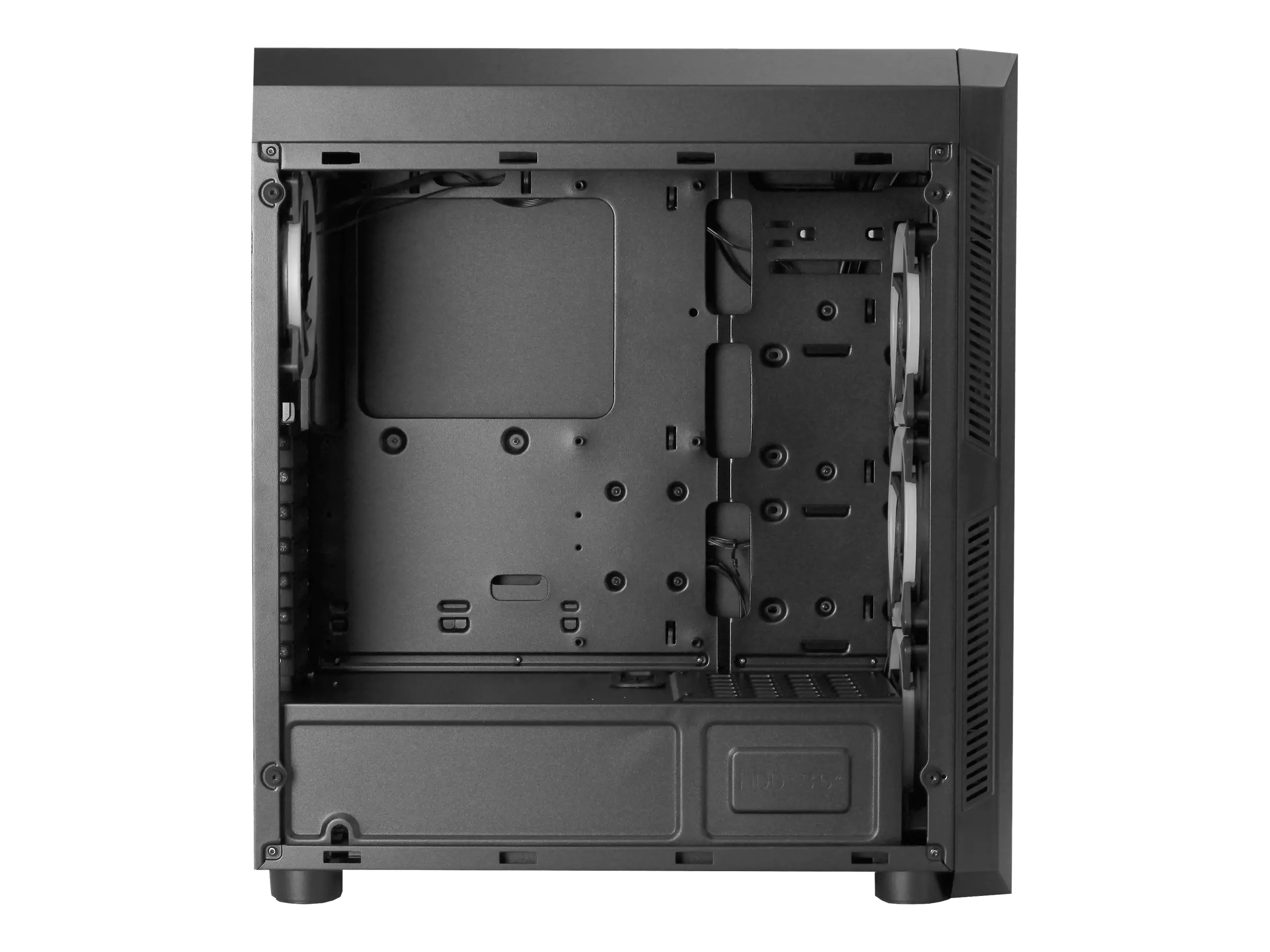 Chieftec Gamer Series SCORPION II - Tower - ATX - Seitenteil mit Fenster (gehärtetes Glas) - keine Spannungsversorgung (ATX) - Schwarz - USB/Audio