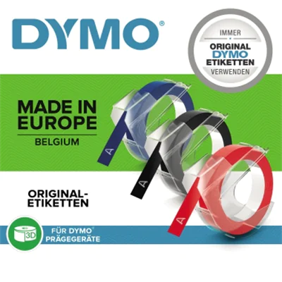DYMO Prägeband 520102 9mmx3m sk Kunststoff glänzend rot DYMO Prägeband 520102 9mmx3m sk Kunststoff glänzend rot