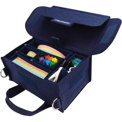 magnetoplan® Moderationstasche ecoAware 29 x 18 x 14,5 cm (B x H x T) 1.900 Teile Polyester, 100 % recycelt blau magnetoplan® Moderationstasche ecoAware 29 x 18 x 14,5 cm (B x H x T) 1.900 Teile Polyester, 100 % recycelt blau