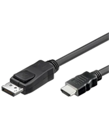 Good Connections DisplayPort - HDMI, 1m, 1 m, DisplayPort, HDMI, Männlich, Männlich, Schwarz DP-HDMI1