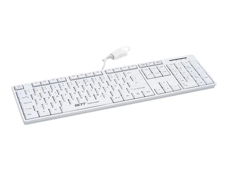 GETT CleanType Easy Basic TKL-105-GCQ-IP68-KGEH-WHITE-USB-DE KL25211