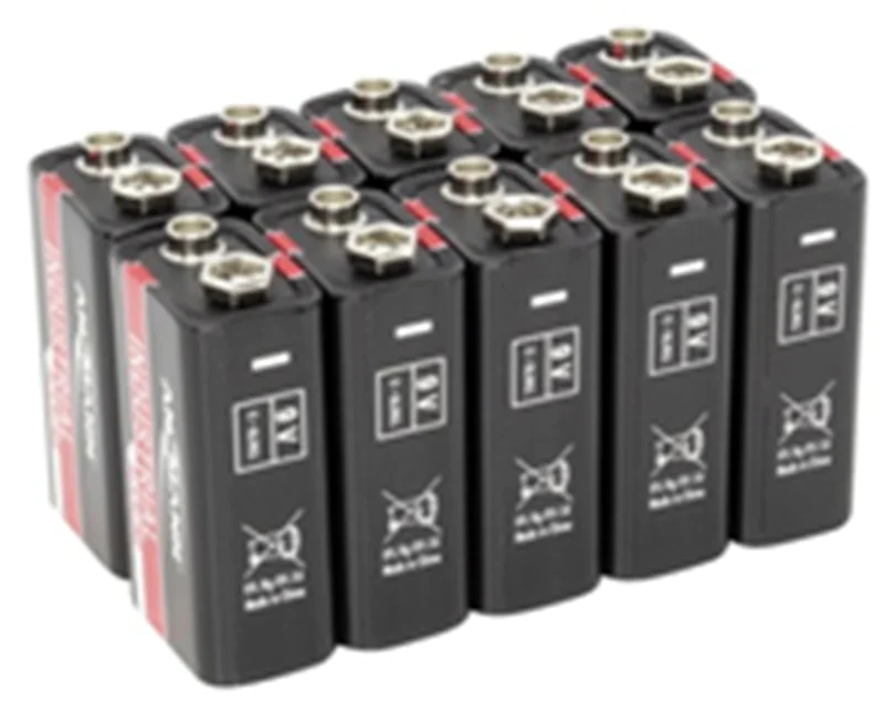 Ansmann 1505-0001, Einwegbatterie, 9V, Alkali, 9 V, 10 Stück(e), Cd (cadmium), Hg (Quecksilber)