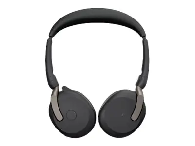 Jabra Evolve2 65 Flex UC Stereo - Headset - On-Ear - Bluetooth - kabellos - aktive Rauschunterdrückung - USB-A - Schwarz - optimiert für UC Jabra Evolve2 65 Flex UC Stereo - Headset - On-Ear - Bluetooth - kabellos - aktive Rauschunterdrückung - USB-A - Schwarz - optimiert für UC