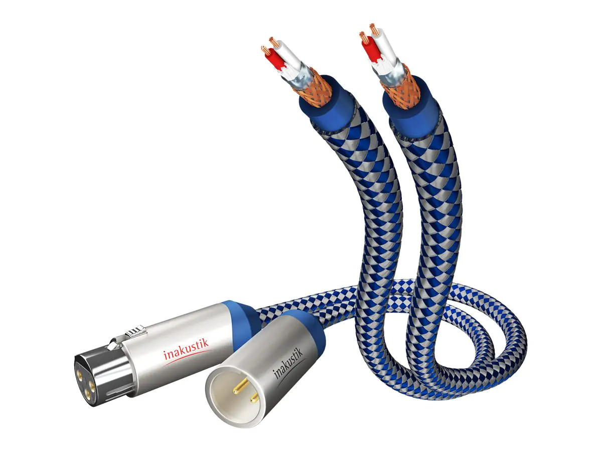 In-akustik 00405015 - XLR - Männlich - XLR - Weiblich - 1,5 m - Blau - Silber
