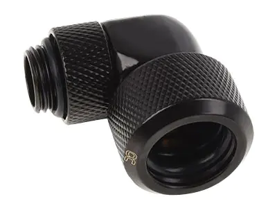 Alphacool Eiszapfen 16mm HardTube Anschraubtülle 90° drehbar G1/4 17395