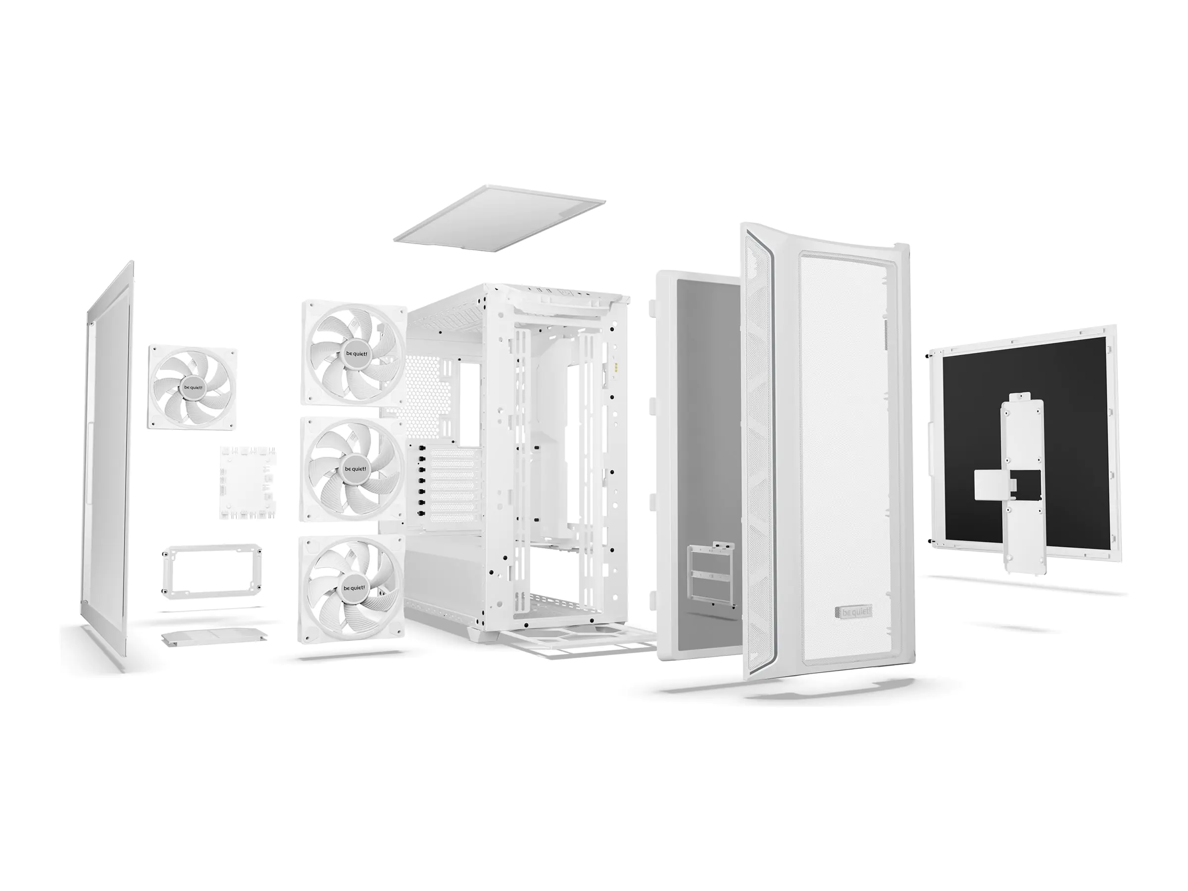 Be Quiet! SHADOW BASE 800 FX - Midi-Tower - E-ATX - Seitenteil mit Fenster (gehärtetes Glas) BGW64