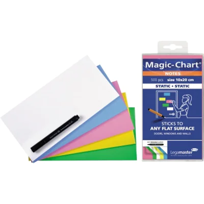 Legamaster Flipchartnotizen Magic 7-159499 10x20cm sort 500 St./Pack. Legamaster Flipchartnotizen Magic 7-159499 10x20cm sort 500 St./Pack.