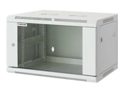 Intellinet Network Cabinet, Wall Mount (Standard), 15U, Usable Depth 500mm/Wisth 540mm, Grey, Assembled, Max 60kg, Metal & Glass Door, Back Panel, Removeable Sides,Suitable also for use on desk or floor, 19",Parts for wall install (eg screws/rawl plugs) n Intellinet Network Cabinet, Wall Mount (Standard), 15U, Usable Depth 500mm/Wisth 540mm, Grey, Assembled, Max 60kg, Metal & Glass Door, Back Panel, Removeable Sides,Suitable also for use on desk or floor, 19",Parts for wall install (eg screws/rawl plugs) n