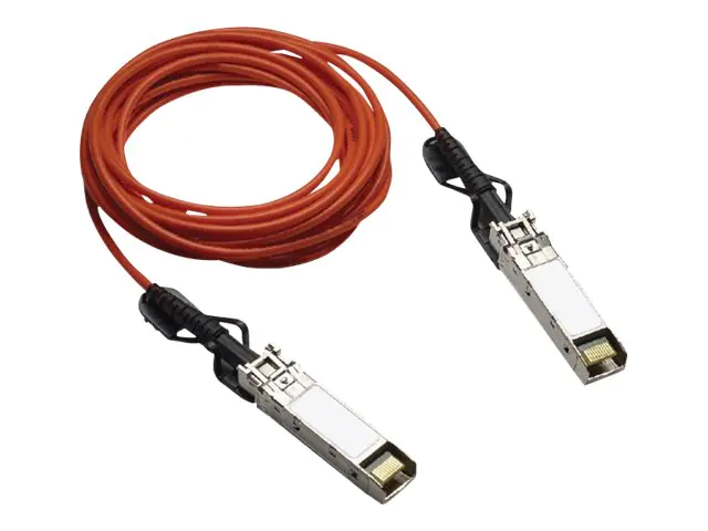 HPE Aruba Direct Attach Copper Cable - 10GBase Direktanschlusskabel - SFP+ (M) zu SFP+ (M) - 3 m - twinaxial - passiv - für HPE Aruba 2540 48, 2930F 24, 2930M 24, 6200F 12, 6200M 24, 83XX; CX 10000, 6405 v2, 8360 HPE Aruba Direct Attach Copper Cable - 10GBase Direktanschlusskabel - SFP+ (M) zu SFP+ (M) - 3 m - twinaxial - passiv - für HPE Aruba 2540 48, 2930F 24, 2930M 24, 6200F 12, 6200M 24, 83XX; CX 10000, 6405 v2, 8360