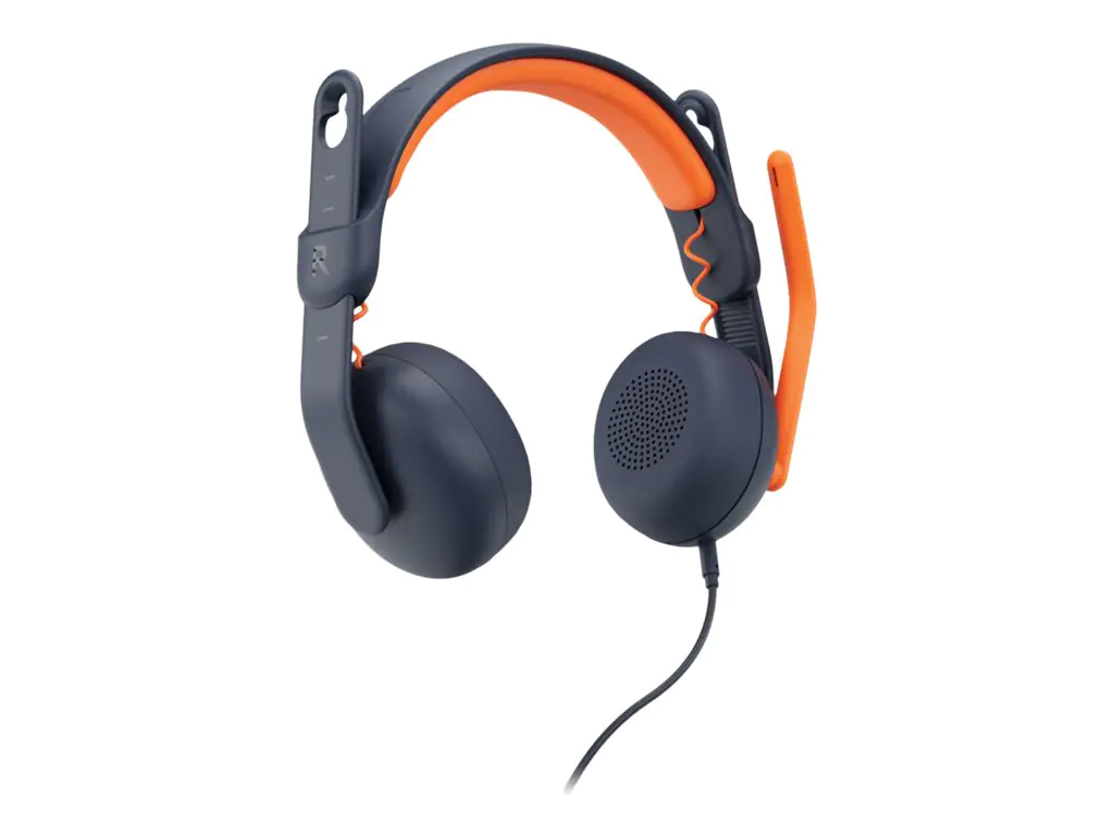 Logitech Zone Learn Wired On-Ear Headset for Learners, 3.5mm AUX - Kopfhörer mit Mikrofon - On-Ear - Ersatz - kabelgebunden - 3,5 mm Stecker