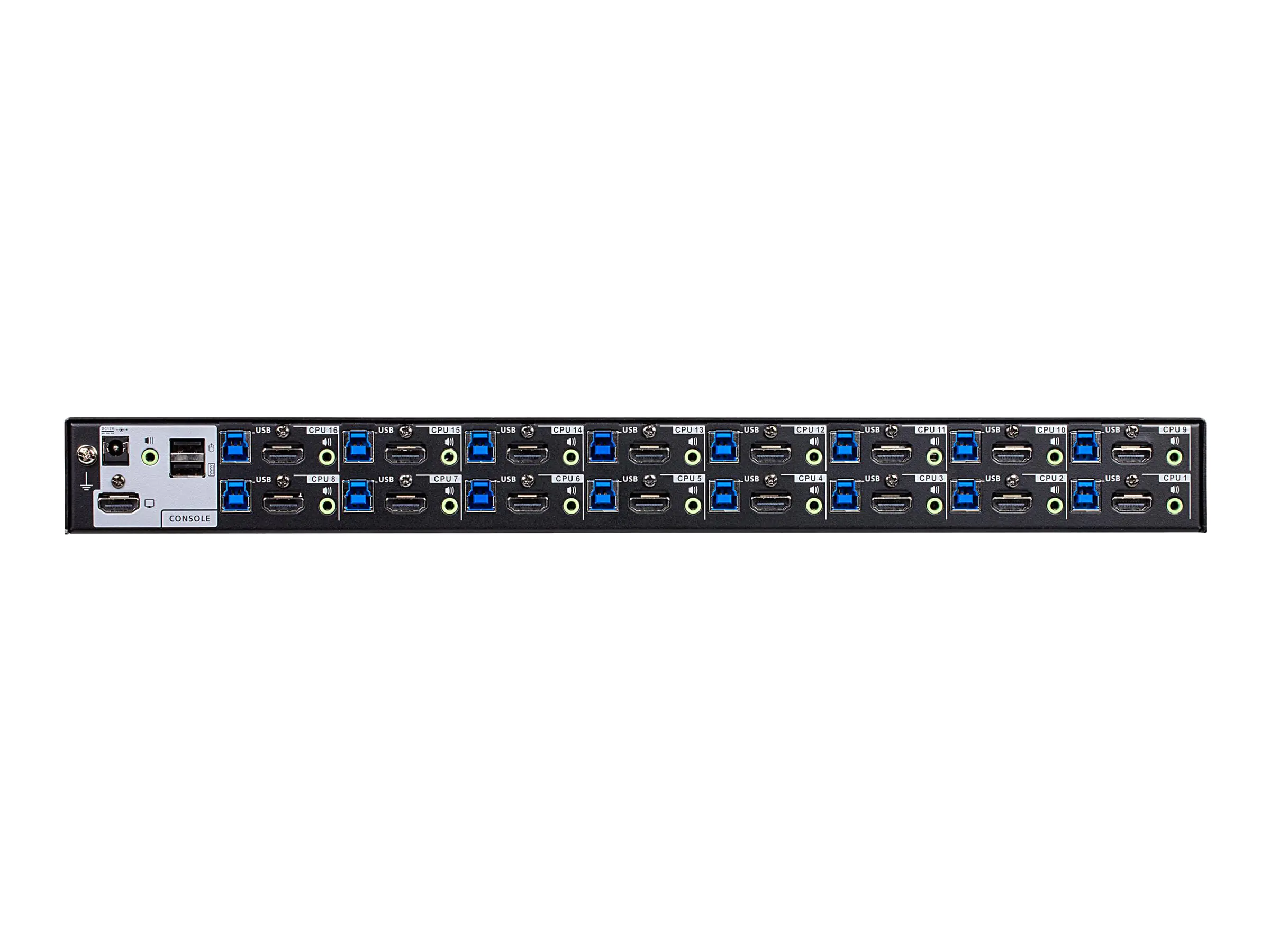 ATEN CS18216 - KVM-/Audio-/USB-Switch - 16 x KVM/Audio/USB - 1 lokaler Benutzer - an Rack montierbar - DC Power