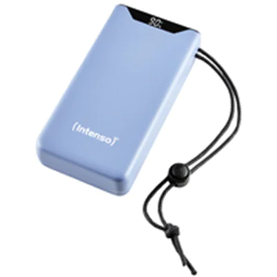 Intenso F20000 - Powerbank - 20000 mAh - 20 Watt - 3 A - QC 3.0, Power Delivery 3.0 + PPS - 2 Ausgabeanschlussstellen (24 pin USB-C, USB Typ A) 7332055