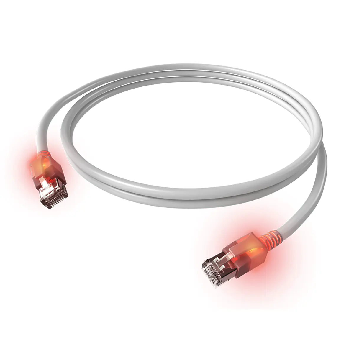 EasyLan CS1OWADAD0030, 3 m, Cat6a, S/FTP (S-STP), RJ-45, RJ-45, Weiß 442627,3