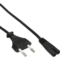 InLine - Stromkabel - Eurostecker (M) bis IEC 60320 C7 - 50 cm - Schwarz InLine - Stromkabel - Eurostecker (M) bis IEC 60320 C7 - 50 cm - Schwarz
