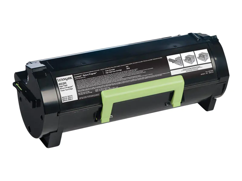 Lexmark 602H - Hohe Ergiebigkeit - Schwarz - Original - Tonerpatrone LCCP, LRP - für Lexmark MX310, MX410, MX510, MX511, MX611 Lexmark 602H - Hohe Ergiebigkeit - Schwarz - Original - Tonerpatrone LCCP, LRP - für Lexmark MX310, MX410, MX510, MX511, MX611
