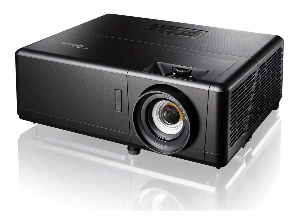 Optoma UHZ55 - DLP-Projektor - Laser - 3D - 3000 lm - 3820 x 2160 - 16:9 - 4K - Zoomobjektiv - Schwarz