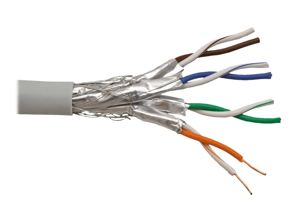 VALUE Bulkkabel - 100 m - SFTP - CAT 7 - massive Leiter - Grau - (Anzahl pro Packung: 4) 21.99.0886