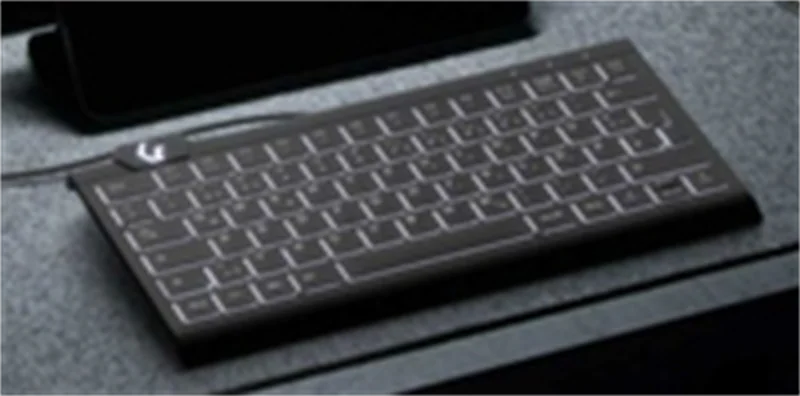 KeySonic KSK-5010ELC (DE) Mini Tastatur, Hintergrundbeleuchtung, integrierter Nummernblock, Combo, schwarz, Kabelgebunden, USB, Membran Key Switch, QWERTZ, LED, Schwarz 60950