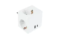 Good Connections SW01-W, Drinnen, Type E/F, CEE, Gerade, Weiß, Universal
