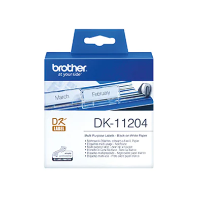 Brother Etikett QL-500 DK11204 17x54mm weiß Brother Etikett QL-500 DK11204 17x54mm weiß