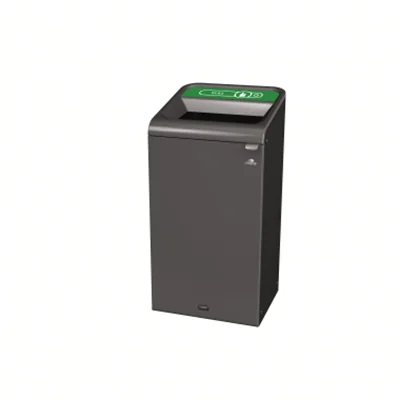 Rubbermaid Abfallsammelsystem 49,5 x 97,5 x 48,9 cm (B x H x T) 87l 1 Sortierfach Stahl, verzinkt grau/grün Rubbermaid Abfallsammelsystem 49,5 x 97,5 x 48,9 cm (B x H x T) 87l 1 Sortierfach Stahl, verzinkt grau/grün