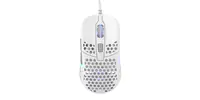 CHERRY Xtrfy M42 - Maus - RGB - optisch - 5 Tasten - kabelgebunden - USB - weiß
