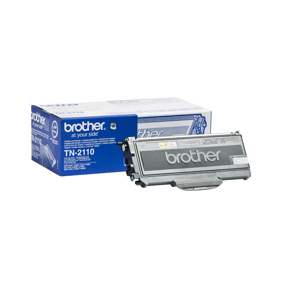 Brother TN2110 - Schwarz - Original - Tonerpatrone - für Brother DCP-7030, 7040, 7045, HL-2140, 2150, 2170, MFC-7320, 7440, 7840; Justio DCP-7040 Brother TN2110 - Schwarz - Original - Tonerpatrone - für Brother DCP-7030, 7040, 7045, HL-2140, 2150, 2170, MFC-7320, 7440, 7840; Justio DCP-7040