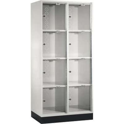 C+P Schließf.schrank 8470A202S10003 Acrylglastüren 1750x820x500mm lgr C+P Schließf.schrank 8470A202S10003 Acrylglastüren 1750x820x500mm lgr