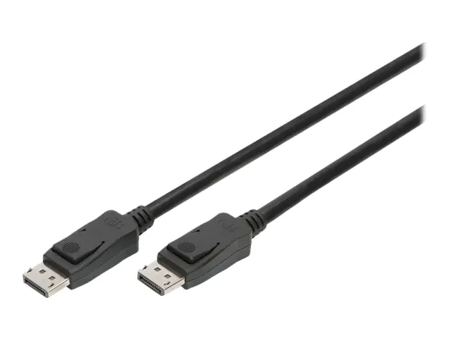 DIGITUS - DisplayPort-Kabel - DisplayPort (M) zu DisplayPort (M) - DisplayPort 1.4 - 5 m - 8K Unterstützung - Schwarz