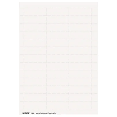 Leitz Beschriftungsschild 19000001 blanko 60x21mm weiß 975 St./Pack. Leitz Beschriftungsschild 19000001 blanko 60x21mm weiß 975 St./Pack.