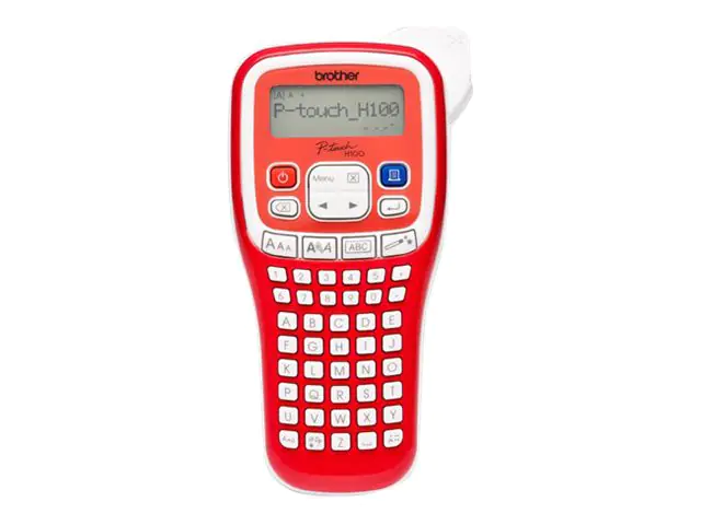 Brother P-Touch PT-H100R - Beschriftungsgerät - s/w - Thermotransfer - Rolle (1,2 cm) - 180 dpi - bis zu 20 mm/Sek. - Cutter - 2-zeiliger Druck