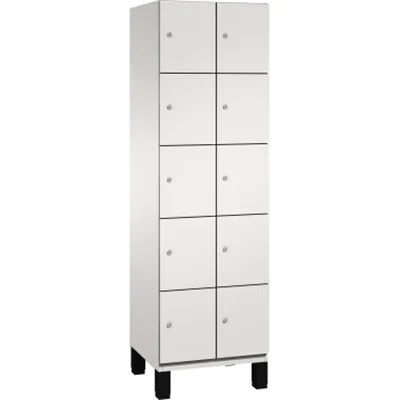 C+P Fächerschrank 4510420S10018 Füße 10Fächer B600mm lgr/lgr C+P Fächerschrank 4510420S10018 Füße 10Fächer B600mm lgr/lgr