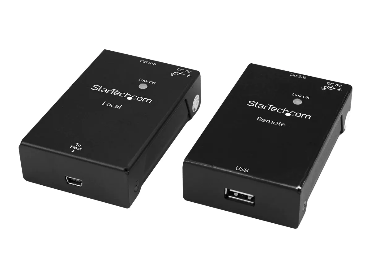 StarTech 1 Port USB über Cat5 / Cat6 Extender bis zu 40m - USB über Ethernet Verlängerung - USB-Erweiterung - USB 2.0 - bis zu 50 m - für P/N: SVA5N3NEUA