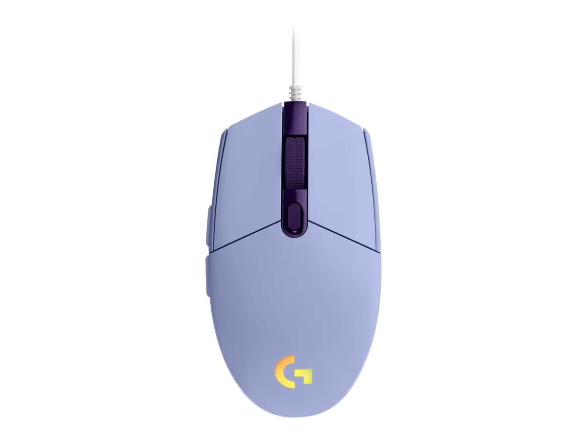 Logitech Gaming Mouse G203 LIGHTSYNC - Maus - optisch - 6 Tasten - kabelgebunden - USB - fliederfarben - für Komplett Epic Gaming PC a125