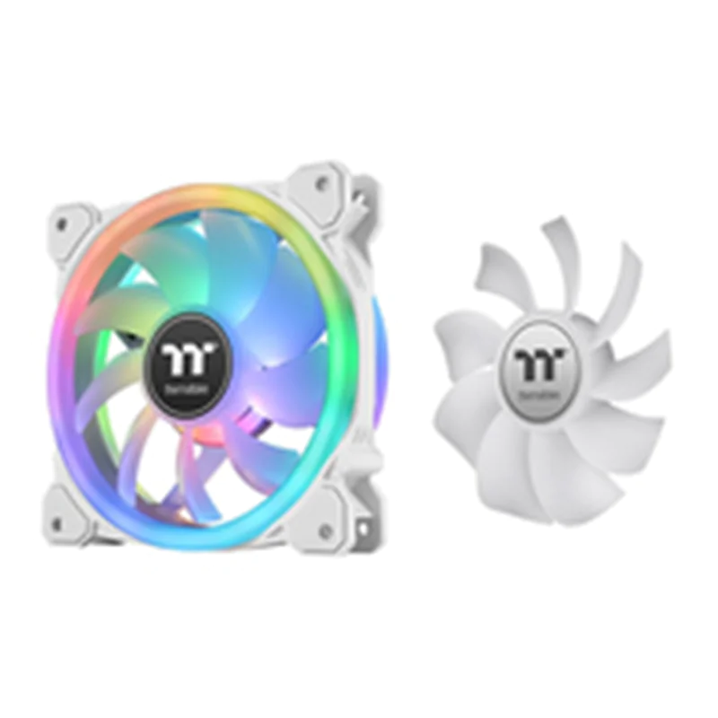 Thermaltake SWAFAN 12 RGB - Premium Edition - Gehäuselüfter - 120 mm - weiß (Packung mit 3)