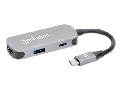 Manhattan 3-in-1 - Dockingstation - USB-C 3.2 190299