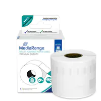 MediaRange MRDY99014 Schriftband 54 x 101 mm schwarz/weiß Dymo 99014/S0722430 220 Stk MediaRange MRDY99014 Schriftband 54 x 101 mm schwarz/weiß Dymo 99014/S0722430 220 Stk
