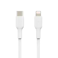 Belkin BOOST CHARGE - Lightning-Kabel - 24 pin USB-C männlich zu Lightning männlich - 2 m - weiß - USB-Stromversorgung (18 W) Belkin BOOST CHARGE - Lightning-Kabel - 24 pin USB-C männlich zu Lightning männlich - 2 m - weiß - USB-Stromversorgung (18 W)