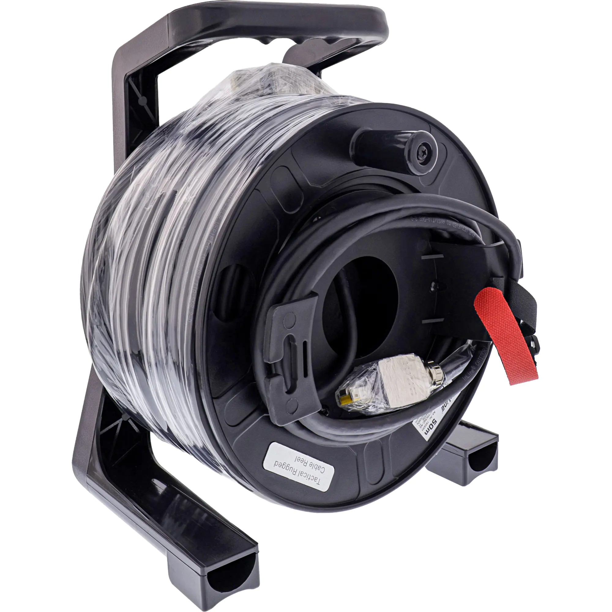 InLine Netzwerk-Kabeltrommel IP67 Outdoor PUR Harting - Cat.6A S/FTP - 50m
