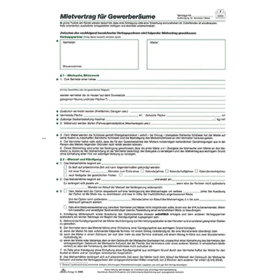 RNK Mietvertrag 598 Gewerberaum DIN A4 5Blatt RNK Mietvertrag 598 Gewerberaum DIN A4 5Blatt