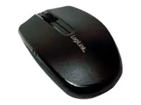 LogiLink Maus - rechts- und linkshändig - optisch - 3 Tasten - kabellos - 2.4 GHz - kabelloser Empfänger (USB) ID0114