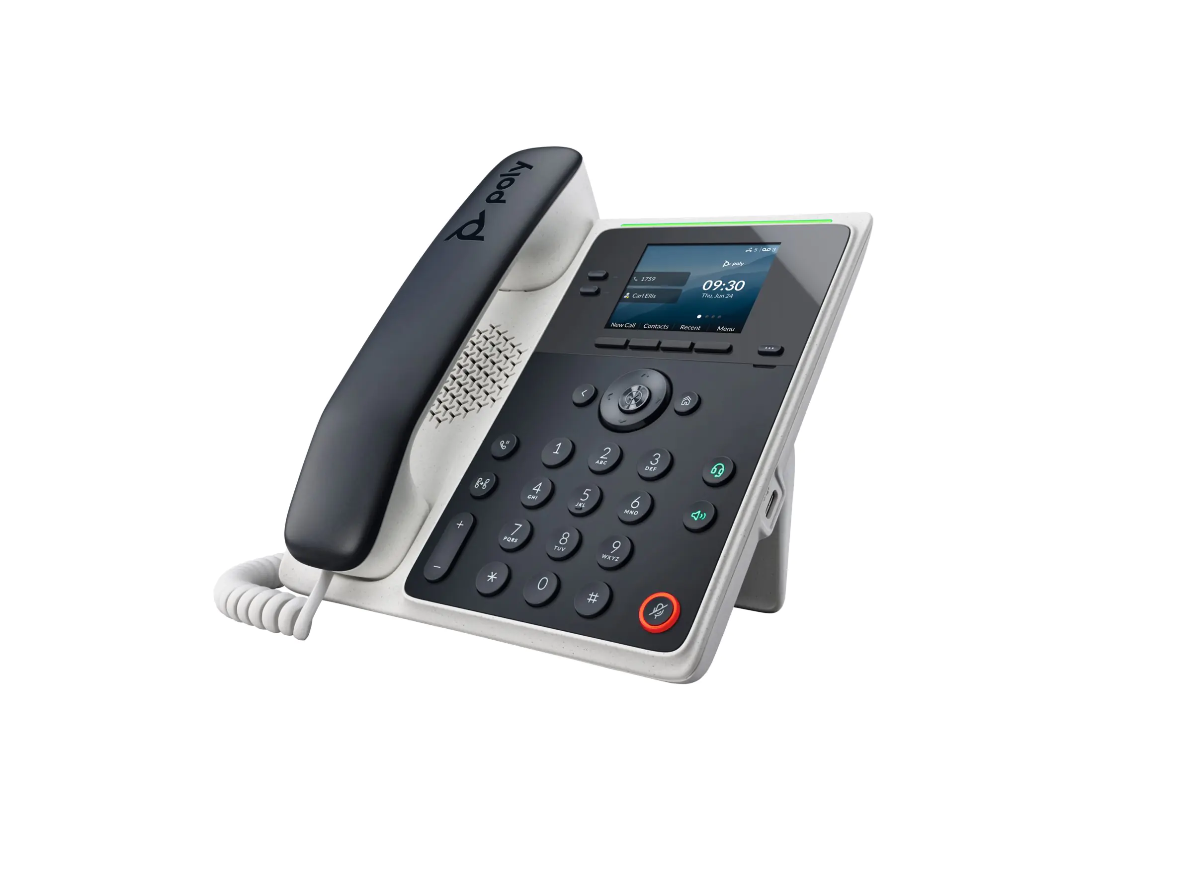 Poly HP Poly Edge E100 - VoIP-Telefon mit Rufnummernanzeige/Anklopffunktion 82M86AA
