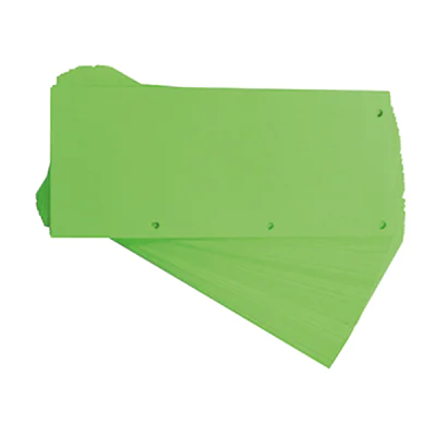 ELBA DUO - Trennelement - für 240 x 105 mm - mit Register - grün (Packung mit 60) 400014012