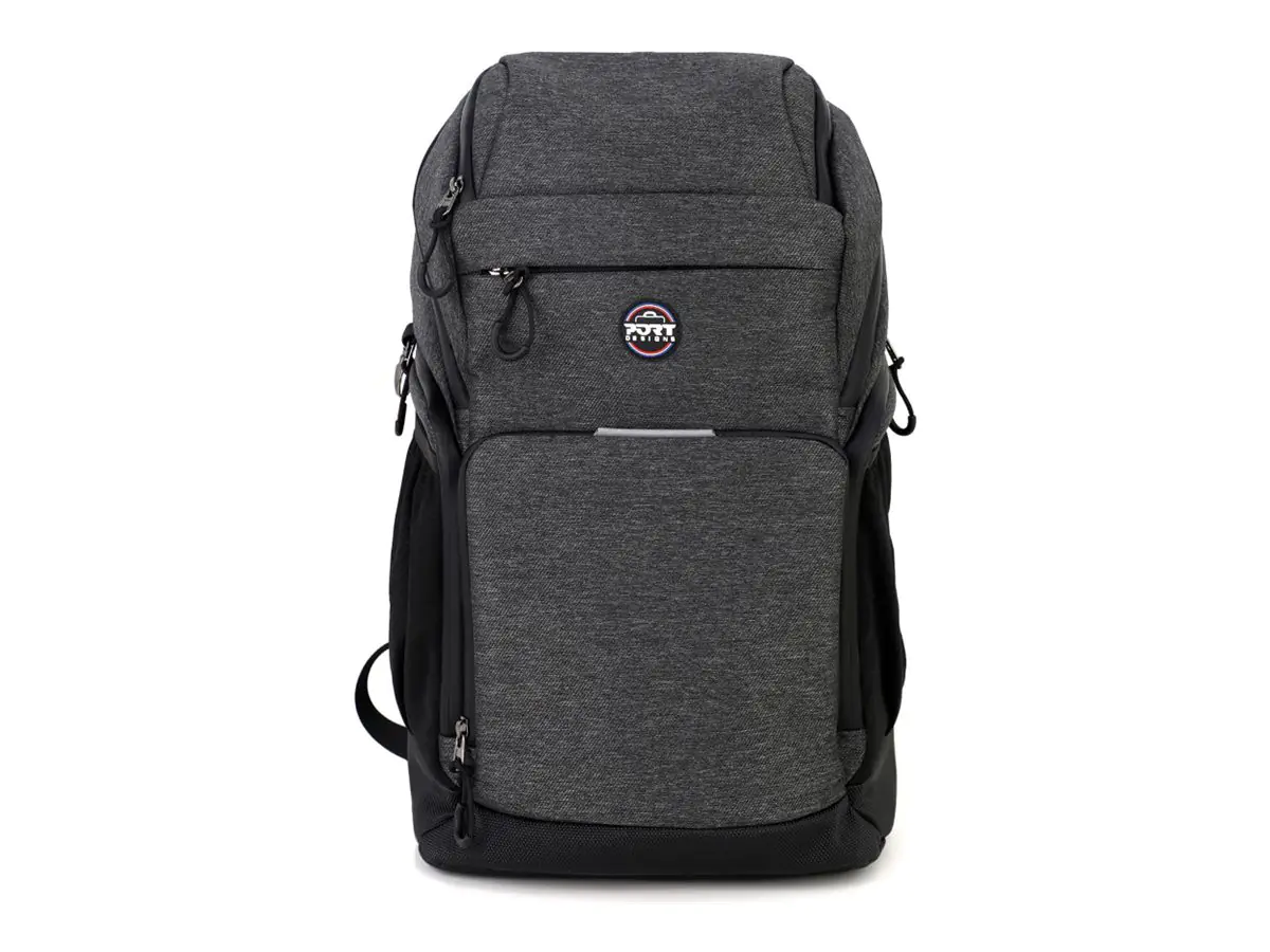 PORT Designs Montreal premium 15.6'' business backpack. Includes removable weather resistant rai